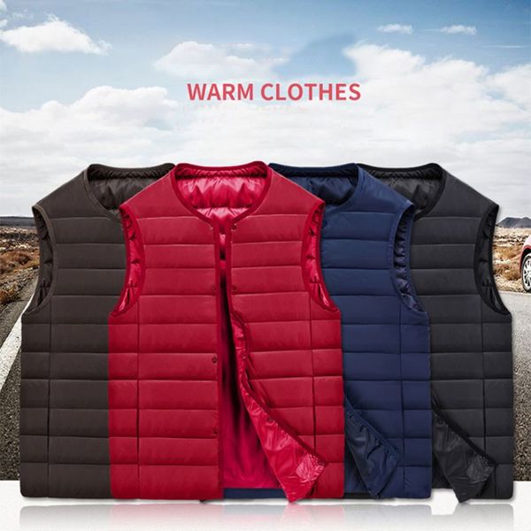 

outdoor usb heating vest coat sleeveless jacket electric thermal clothing, Black;white
