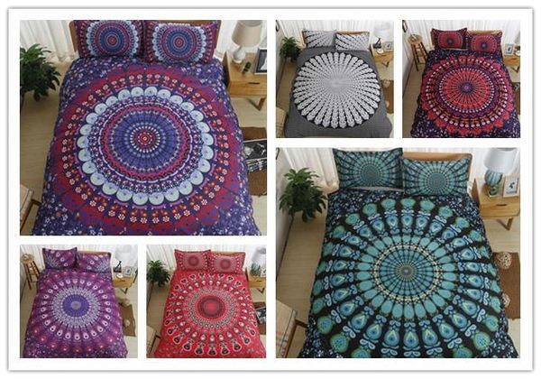 

3d printing india bohemia style 2 3 pcs bedding set with pillowcase for gift twin full  king all size