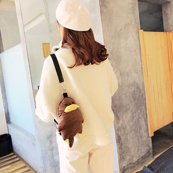 

women yi sen department of small bags tide wild cute chest bag messenger bag