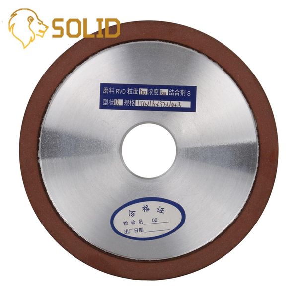 

6" diamond grinding wheel red 5/10mm sand width grinder disc for metalworking milling cutter rotary abrasive tool 180/240/320#