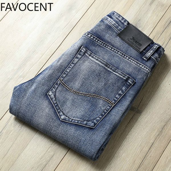 

men's jeans 2021 mens fashion straight denim pants men classic casual male plus size trousers ripped for 28-40, Blue