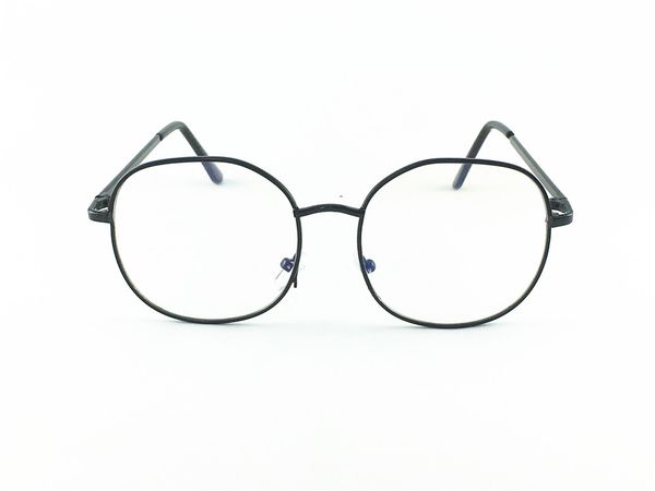 

retro oval optical glasses classic full frame men women computer clear goggles eyeglasses reading eyewear 5 colors 007, White;black