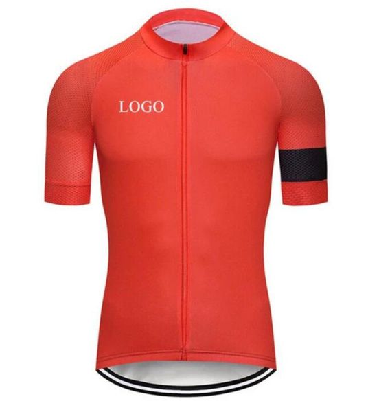 

racing jackets men women cycling jersey summer riding sport shirts pro team personized short for fitness tshirt, Black;red