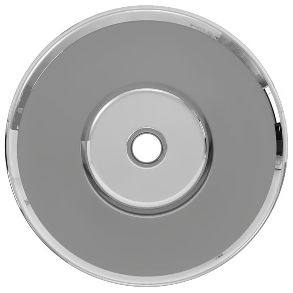 

умывальник 42 х 14 см керамическая серебряная комната организация хранения