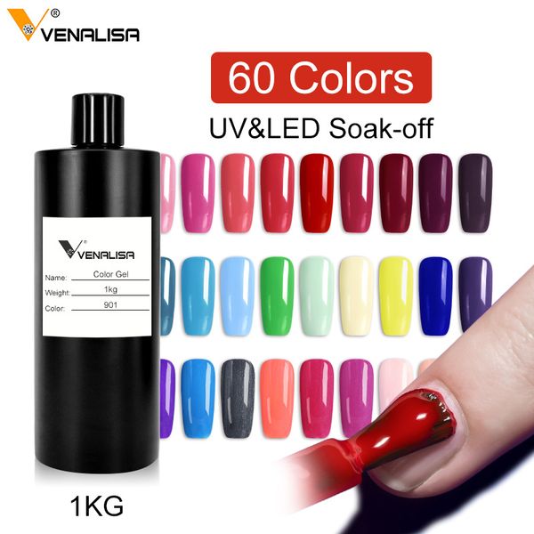 

1kg venalisa gel polish wholesale nail supply raw material soak off canni nail polish gel big size price gel lacuqer, Red;pink