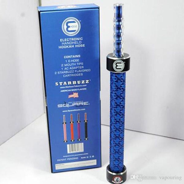 

Newest Colorful Starbuzz E-hose Ehose Kit Vape 2200MAH Hookah Shisha Vaporizer Smoking Pipe Innovative Design Hot Cake DHL Free
