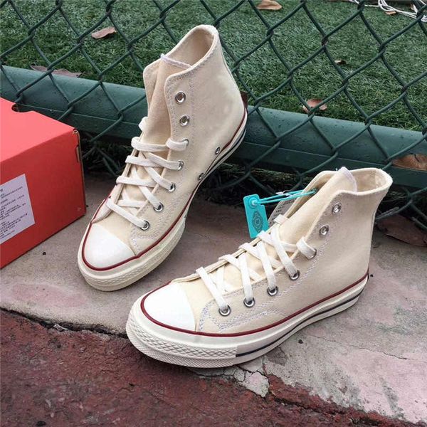 

spring and summer 2019 new classic 1970s chuck 70 men and women high and low canvas casual shoes 25colors with box s04, Black