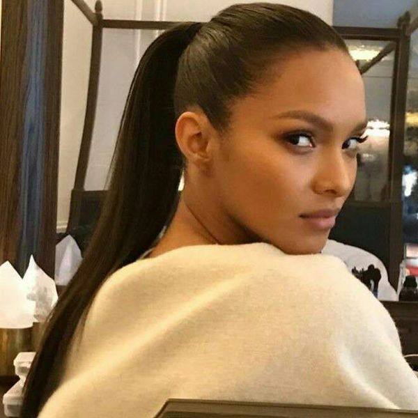 Human Straight Hair Ponytail 120g Natural Non Remy Hair Horsetail