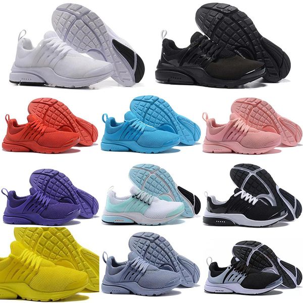 

2020 luxury br qs breathe yellow black white red blue men women running shoes air presto ultra jogging walking trainers sport sneakers 36-45