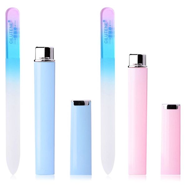 

crystal glass nail file acrylic nails sanding files buffer device pro manicure tool