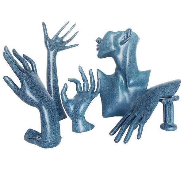

fashion style necklace holder hand mannequin jewelry stand sale, Khaki