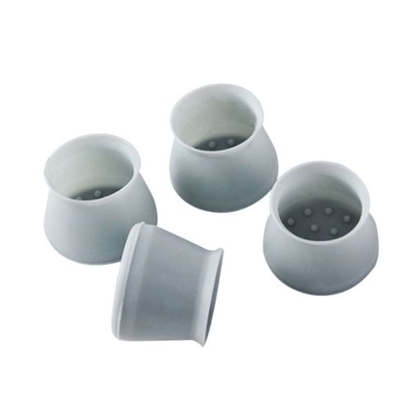 

4pcs/set silicone chair leg caps feet pads furniture table covers socks floor protectors round bottom non-slip cups diameter h06