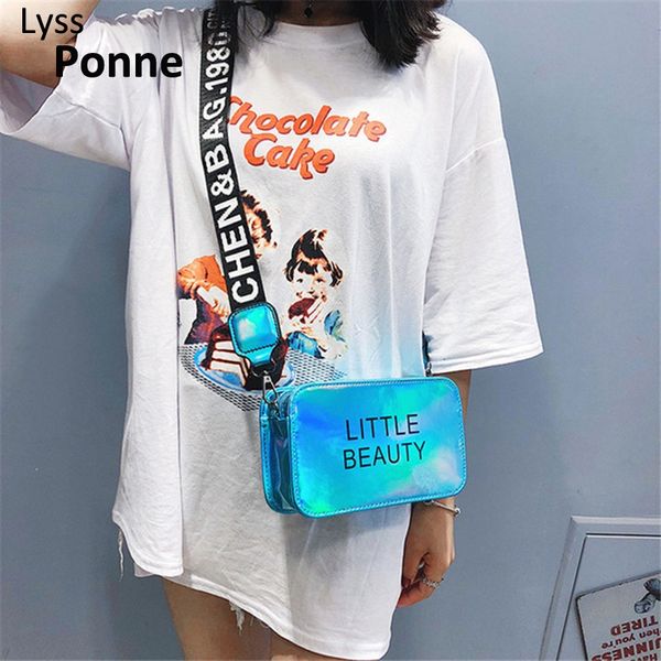 

laser crossbody bag for women chain mini sweet candy color shoulder bag circle small womens handbags purses evening clutch bags