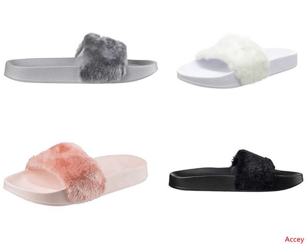 

wholesale retail leadcat fenty rihanna shoes women slippers indoor sandals girls fashion scuffs white grey pink black slide