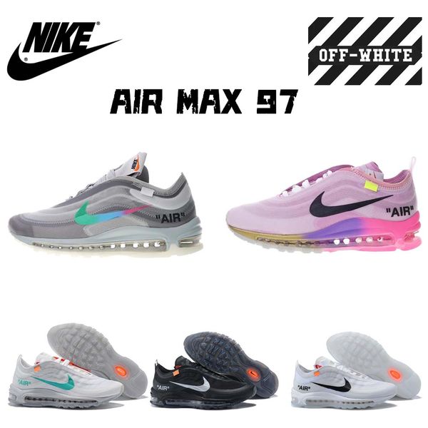 

[С КОРОБКОЙ] ВЫКЛ. W БЕЛЫЙ x Nike air 97 max Прозрачный OW Очистить ДЕСЯТКИ МУЖЧИН / ЖЕНЩИН С