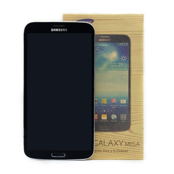 Originale Samsung GALAXY Mega 6.3 I9200 Dual Core 1.7 GHz RAM 1.5GB ROM 16GB 8MP/2MP 3G Telefono sbloccato ricondizionato