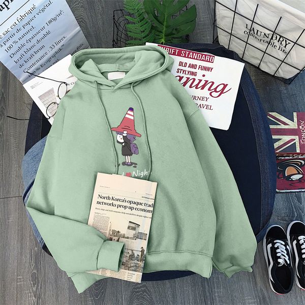 

толстовка женщина девушка весна осень 2019 корейского стиль chic thin печатного streetwear ulzzang soft сыпучего большого размер женщины тол, Black