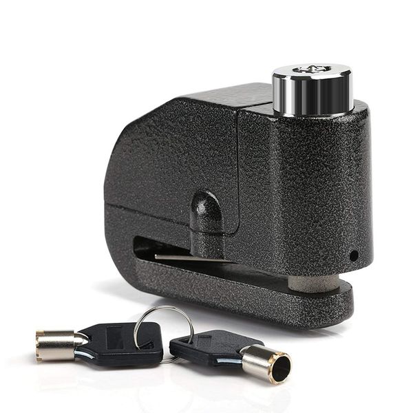 

disc brake motorcycle lock w/ loud alarm anti theft security for scooter bike