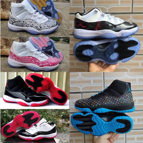 

2020 new shoes air jordan 11 basketball shoes mens chicago 11s sneakers women black sports trainers eur 36-46