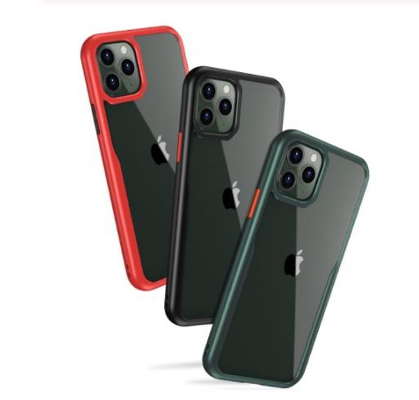 

shockproof series iphone 11 pro case, [military grade drop tested] [2nd generation] iphone 11 pro max translucent matte case with soft edges
