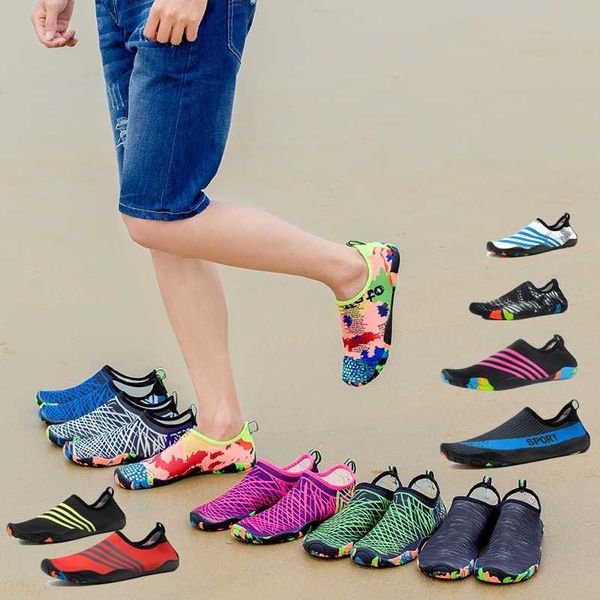 

summer shoes men breathable aqua shoes women rubber sneakers beach slippers upstream swimming sandals diving socks