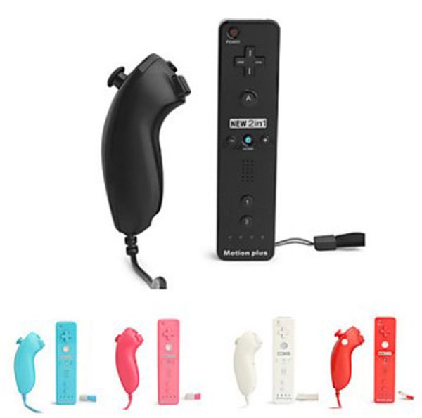 

2 in1 remote controller for wiiu / wii handle wii left and right handle wii right handle built-in accelerator