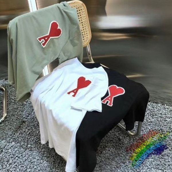 

dongguan_ss streetwear с коротким рукавом тройник патч футболки черный белый красный t shirt, White;black