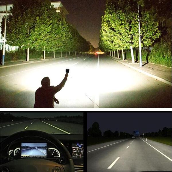 

black working lights waterproof ip67 led warning lamp 102w 6000k die-cast aluminum