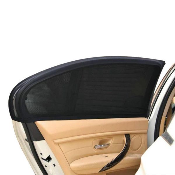 

wholesale- 2pcs 50*52cm auto car vehicle door window uv protection shield sun shade visor cover universal black