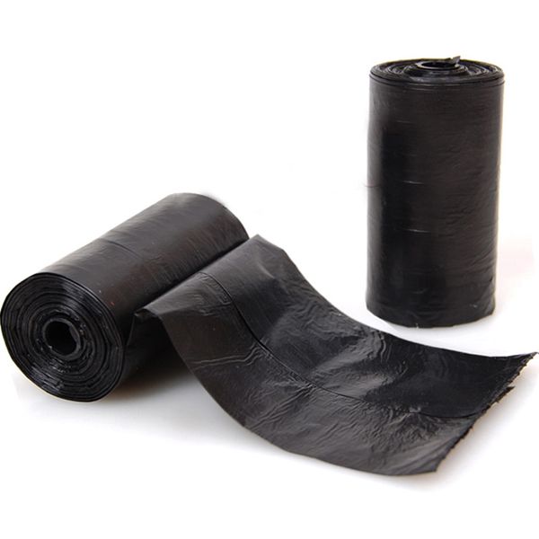 

20 rolls black pet poop bags cat dog puppy waste pick up clean bag js23
