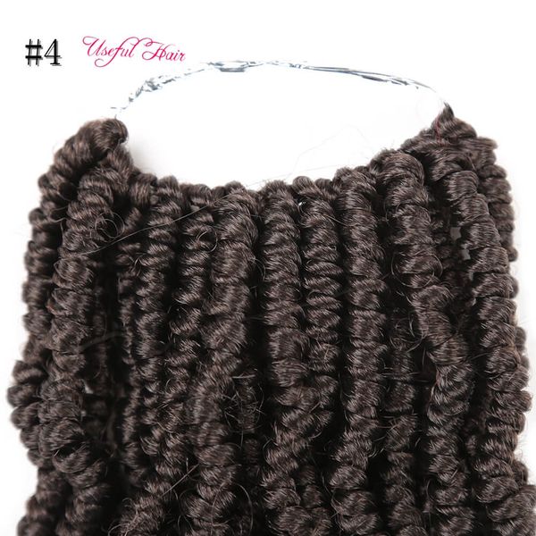 

dhgate wholesale crochet passion twist long hair for passion twist crochet hair extensions synthetic hair weave 14inch water bulk curly, Black