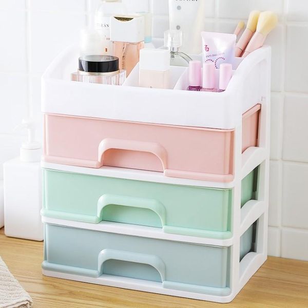 

New design jewelry cosmetic medicines PP plastic storage drawer 3 layer 2 layer 1 layer transparent dust-proof drawer