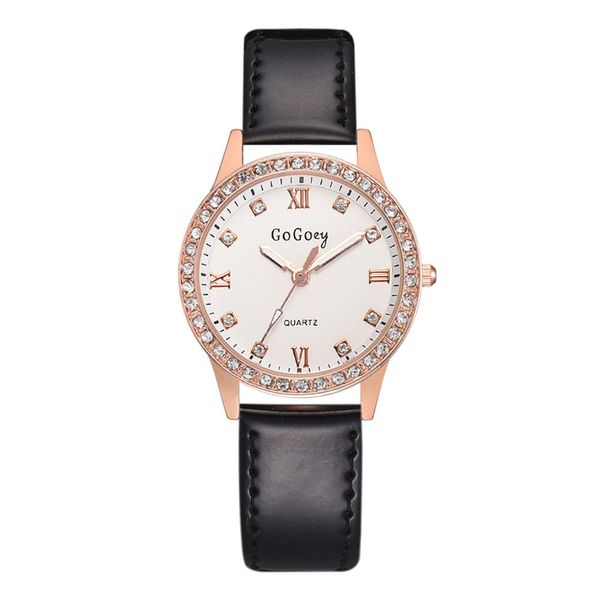 

luxury rhinestone women watches 2019 elegant qualities ladies quartz wristwatches pu leather classic woman clock zegarki damskie, Slivery;brown