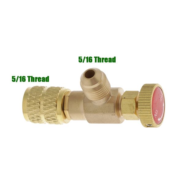 

r410 refrigeration ball valve adapter safety valve 5/16