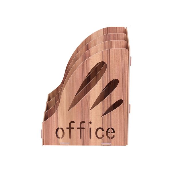 2020 Office Accessories Wood Desktop File Organizer Escritorio