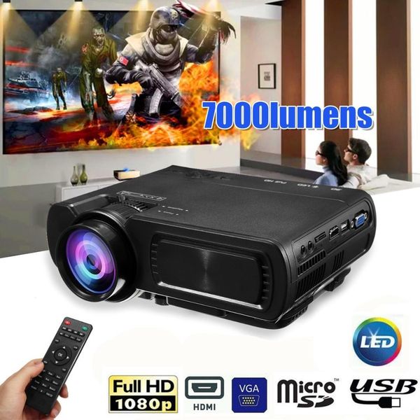 

t5 mini projector full-hd 1080p projector wifi connect phone 1280x800p resolution beamer 4k proyector home theater