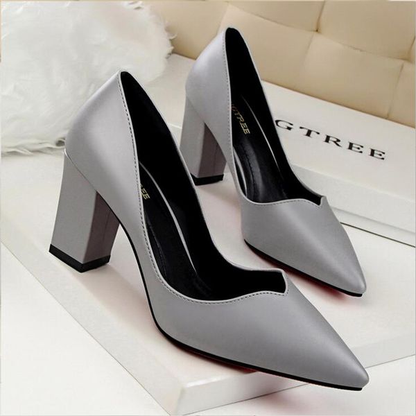 

fashion style banquet high heels shallow mouth pointed and hollow women's single shoes, Black