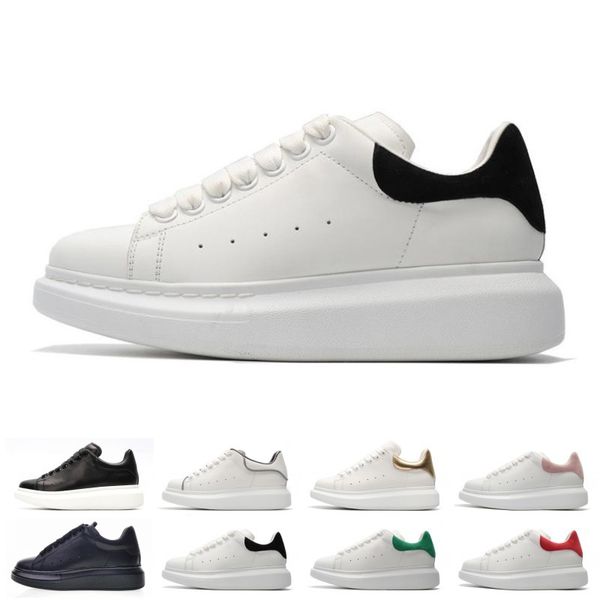 

Cheap ACE Black white red Brand Fashion Luxury Designer Women Shoes Gold Low Cut Leather Flat designers men womens Casual sneakers 36-44
