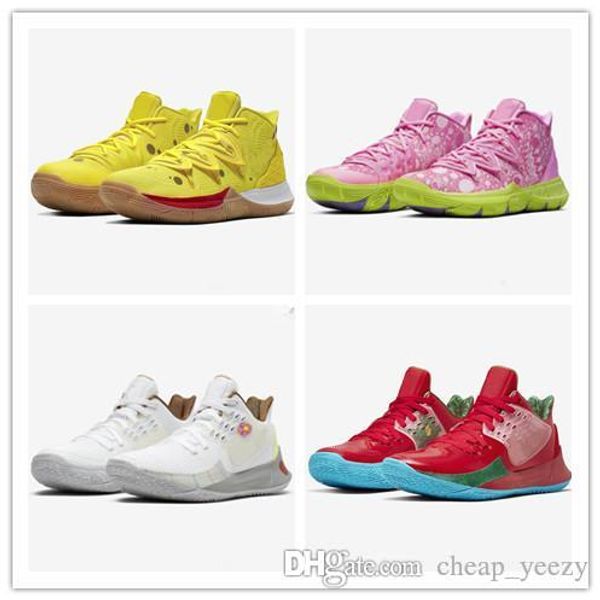 

2019 new ponge bob men ba ketball hoe 5 colour quidward mountain oreo friend men running hoe port neaker ize 40 45