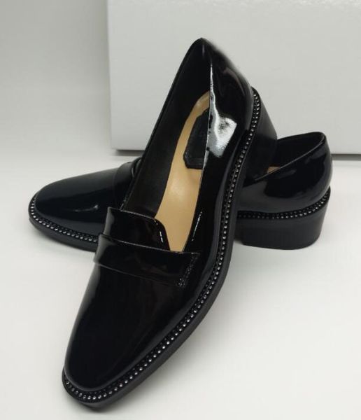 

orignal box] new arrival d1or women oxfords dress pumps low heel painted party shoes size 35-41, Black