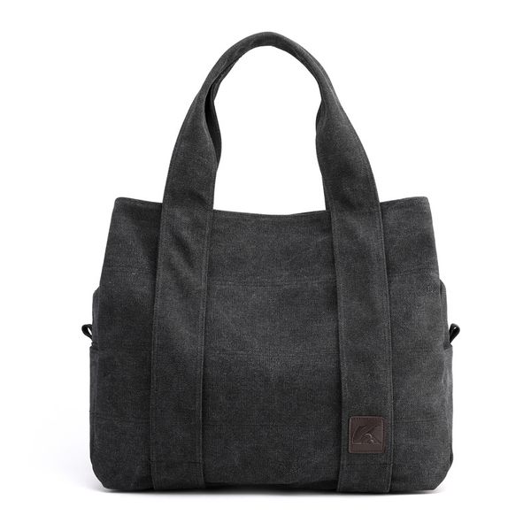 

fashionable women's bag one shoulder bag new canvas versatile leisure women's large capacity multi-layer handbag