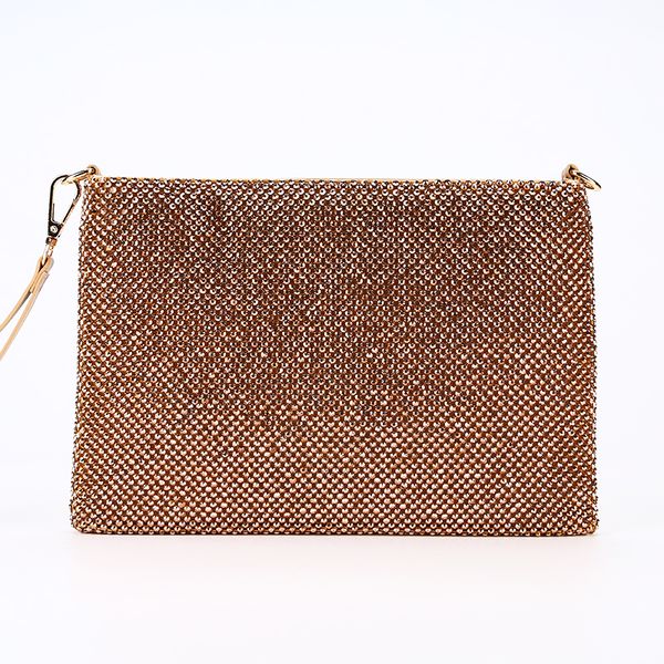 

factory retaill wholesale brand new handmade resin diamond evening bag envelope clutch with satin for wedding/banquet/party/porm
