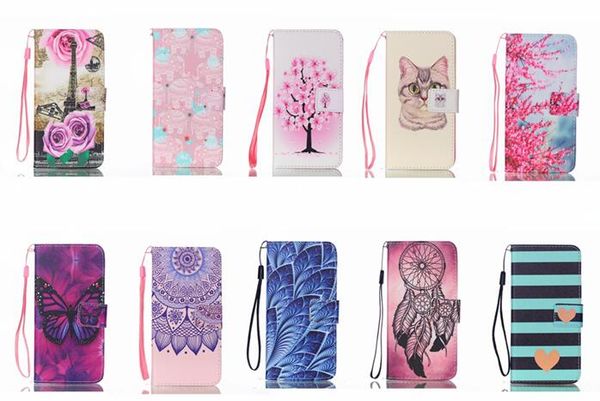 

For am ung 10 plu 10e flower wallet leather ca e cover for iphone x xr x max eiffel tower cat flip cover
