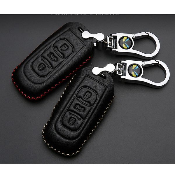

key case for geely atlas new emgrand gs vision x6 suv ec7 car leather key bag buckle car keychain with phone plate weaving rope
