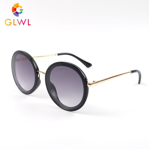 

eyewear with shades women's box glasses vintage sunglasses brand round 2020 ladies eyeglass case for frames driver's oculos sun el, Slivery;brown