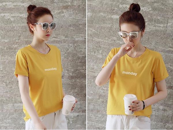 

Girl women t hirt fa hion ladie cotton t hirt hort leeve femme tyle mode cla ic cotton england t hirt, White