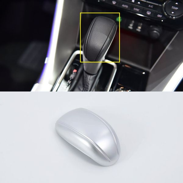

for mitsubishi eclipse cross 2018 abs plastic interior gear shift head cover decoration trim 1pcs car styling