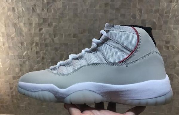 

2020 new arrival 11s low high grey red leather meshes outdoor shoes shoes size 40-47
