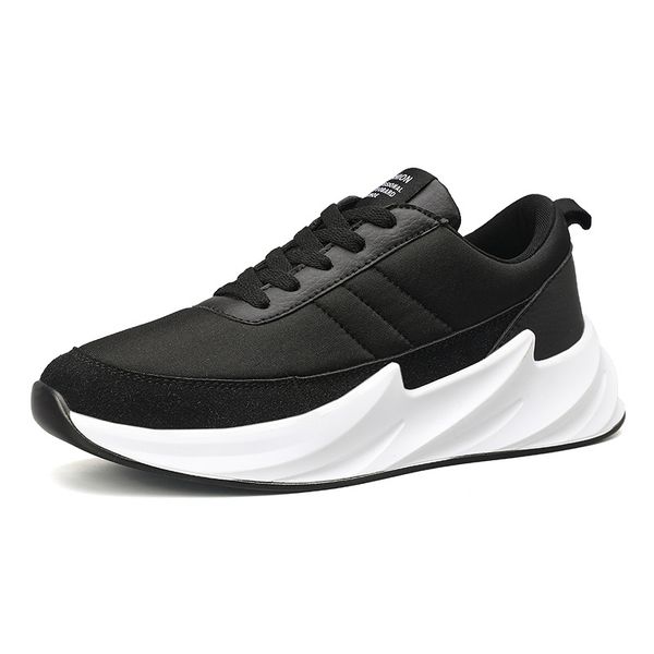 

chunky sneakers men canvas shoes male spring autumn breathable shoes mens casual shoes platform sneakers tenis masculino adulto, Black