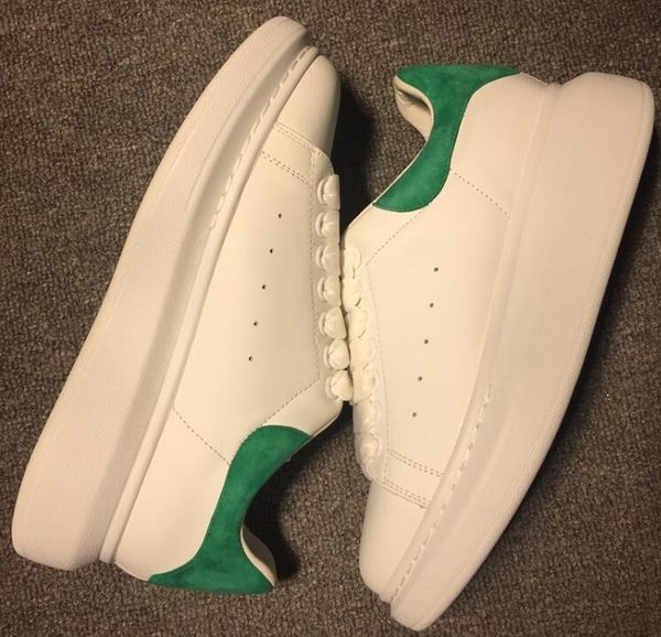 

2020 designer mens womens shoe white leather suede black gold red comfortable flat luxury sneakers platform casual shoes size 36-44t01